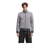 Felpa Lacoste Paris Monogram Full Zip grigio nero - XXL