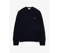 Lacoste Felpa girocollo Lacoste Classic Fit in lana cardata small blu