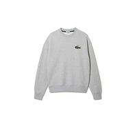 Lacoste Felpa Loose Fit Mista, Argento dalla Cina, L