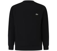 LACOSTE - Felpa nera con mini logo per uomo