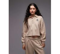 Lacoste SWEATSHIRTS women Sweatshirts brown in taglia:L