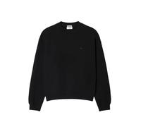 Lacoste felpa unisex oversize in caldo cotone nero