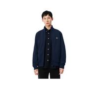 Lacoste Felpa Uomo con Zip e Interno Felpato Blu