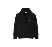 Lacoste Felpa Uomo con Zip e Interno Felpato Nero