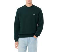 Lacoste felpa uomo in cotone verde scuro