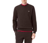 Lacoste felpa uomo in pile marrone