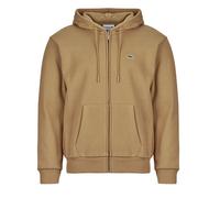 Lacoste Felpe con cappuccio Sweatshirt zippé à capuche en molleton in Beige EU S
