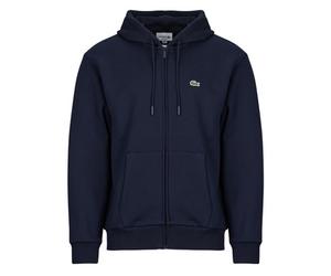 Lacoste Felpe con cappuccio Sweatshirt zippé à capuche en molleton in Marine EU M