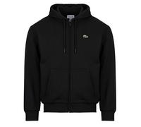 Lacoste Felpe con cappuccio Sweatshirt zippé à capuche en molleton in Nero EU L