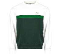 Lacoste Felpe Sweatshirt en molleton color-block in Bianco EU S