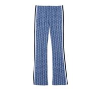 Lacoste - Flared Monogram Sweatpants - - Trousers - Donna - Blu - M