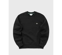 Lacoste Fleece Crew Neck Sweatshirt men Sweatshirts black in taglia:S