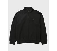 Lacoste Fleece Zip Neck Sweatshirt men Half-Zips black in taglia:M