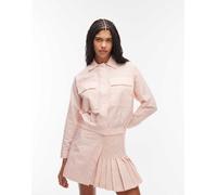 Lacoste - Giacca a righe arancione e bianca in coordinato 34