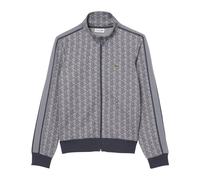 Felpa Lacoste Paris Monogram Full Zip grigio nero - S
