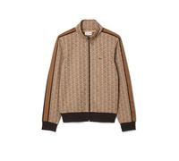 Lacoste MONOGRAM TRACKJACKET men Track Jackets brown in taglia:S