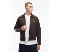 Lacoste - Giacca sportiva marrone con profili a contrasto in coordinato 41-43