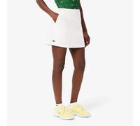 Lacoste Gonna Ultra Dry con fodera Bianca da Donna 38 Bianco