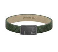 Lacoste Green leather Bracciale Monogram Leather 2040186 - Length: 17.5 cm