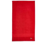 Lacoste Heritage Asciugamano viso in cotone Supima, 40,6 x 76,2 cm, rosso (Formula Uno)