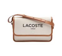 Lacoste - Heritage Canvas Borsa a Tracolla Naturale Tan - - Bags - Donna - Bianco - ONE SIZE