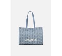 Lacoste Heritage Jacquard Borsa shopper 40 cm blu