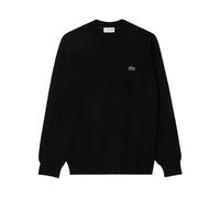 Lacoste Pullover girocollo in lana Nero-031 da Uomo VIII / 3XL Nero