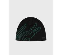 Lacoste KNITTED BEANIE men Beanies black in taglia:ONE SIZE