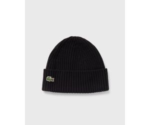 Lacoste KNITTED CAP men Beanies black in taglia:ONE SIZE