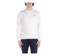 Lacoste, ,Knitwear ,Uomo ,Bianco ,XL Maglioni con logo frontale