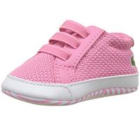 Lacoste L.12.12 Crib 318 1 Cab - Scarpine Prima Infanzia Unisex Bimbi 0-24, Rosa (Pnk/Wht F50), 17/18 EU