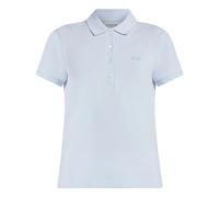 Lacoste - L.12.D Polo Slim Fit Elasticizzata in Mini Piqué - - Tops - Donna - Blu - L