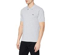 Lacoste L1264, Maglieta, Grigio (Argent Chine), XL Uomo