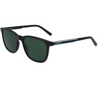 Lacoste L915s Occhiali Da Sole Uomo Nero Squadrato Verde 53mm