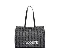 Lacoste - Large Heritage Jacquard Tote - - Bags - Donna - Nero - ONE SIZE