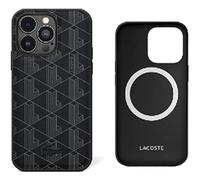 Custodia Lacoste LCHMP15LPBSK Blend Monogram Black - iPhone 15 Pro