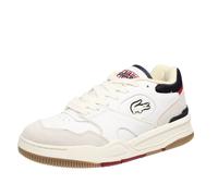 Scarpe Lacoste Lineshot Leather bianco beige blu scuro - 42.5
