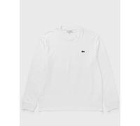 Lacoste Long Sleeved Cotton Tee men Longsleeves white in taglia:XXL