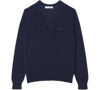 LACOSTE Maglia con collo a V, navy