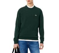 MAGLIONE LACOSTE GIROCOLLO MONOCROMATICO IN COTONE AH1985-00-YZP col. verde