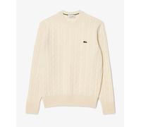 LACOSTE PULLOVER GIROCOLLO - PANNA - AH2924-XFJ