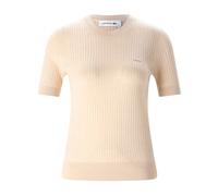 Lacoste - Maglieria Girocollo - - Knitwear - Donna - Beige - M