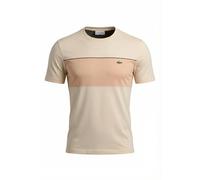 Lacoste - Color Block Cotton T-shirt - -Tops -Uomo -Bianco -L