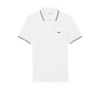 Lacoste, ,Tops ,Uomo ,Bianco ,M Polo L.12.12 dal Taglio Regolare con Dettagli a Contrasto