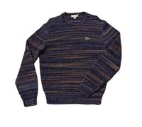 Lacoste Maglione a Righe Girocollo AH5221 Classic Fit col. Blu Tg. 4/M