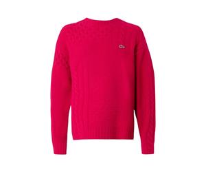 Lacoste - Maglione a vestibilità rilassata patchwork - - Knitwear - Uomo - Rosa - M