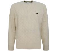 LACOSTE - Maglione avorio intrecciato per uomo