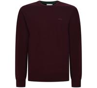 LACOSTE - Maglione bordeaux con mini logo per uomo