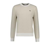 Lacoste - Maglione Girocollo a Righe - - Knitwear - Uomo - Beige - XL