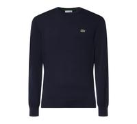Lacoste Pullover da Uomo con Collo Rotondo Organico Blu Navy VII / 2XL Blu